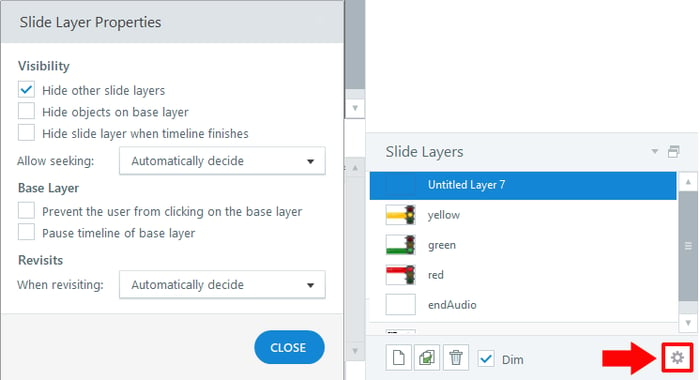 New Layer properties panel with all options